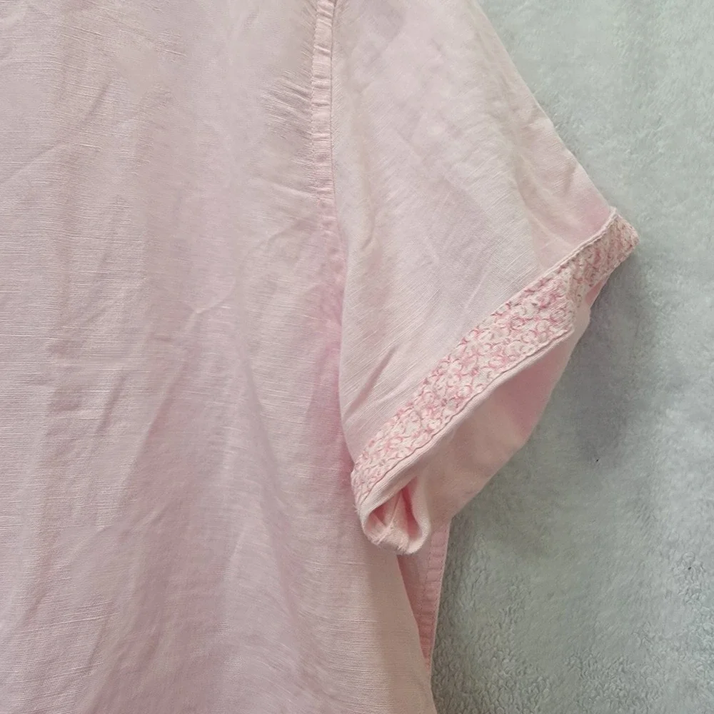 NWT Robert Graham Borsi Men's Linen Cotton Classic Fit Pink Shirt 2XL‎ $198